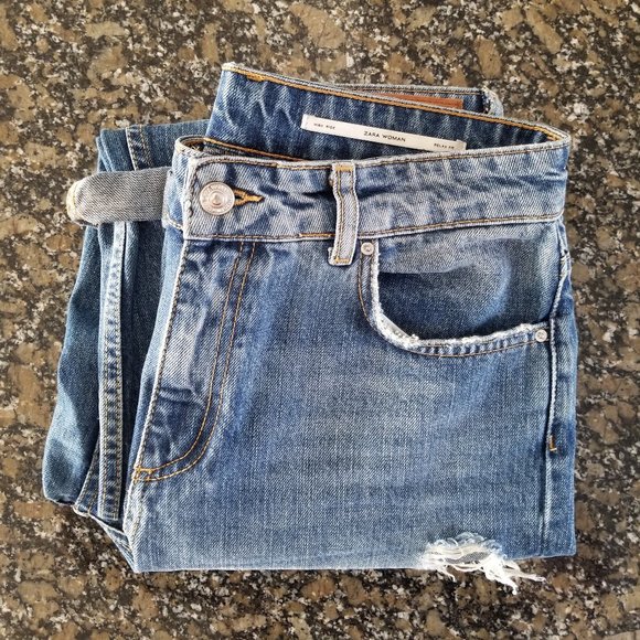 🌊 Zara high rise ripped jeans - Picture 15 of 16